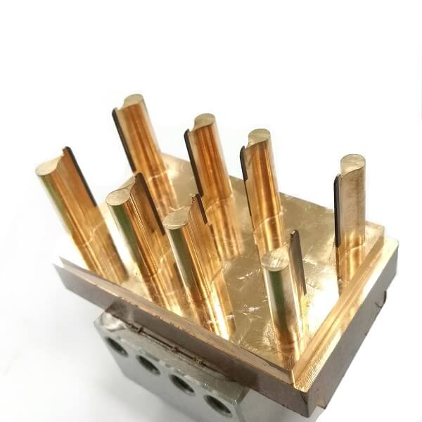 Copper electrode of plastic mold