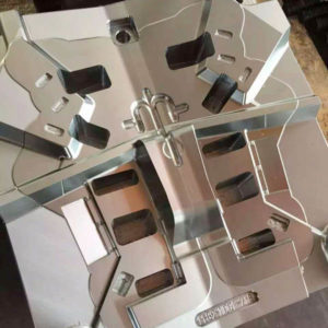 CNC machined cavity for plastic mold