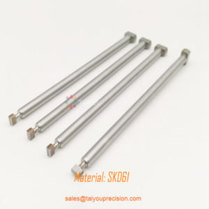 Custom leading ejector pins